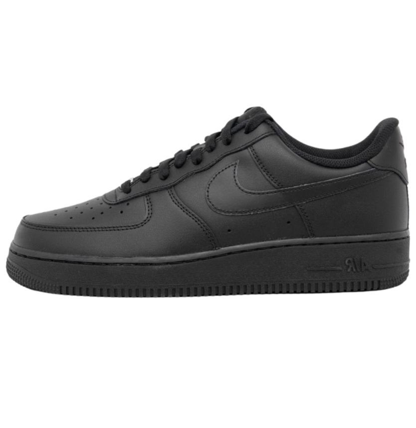 Nik_ee Airforce 1 Black SEMI UA with DUST BAG - Image 3