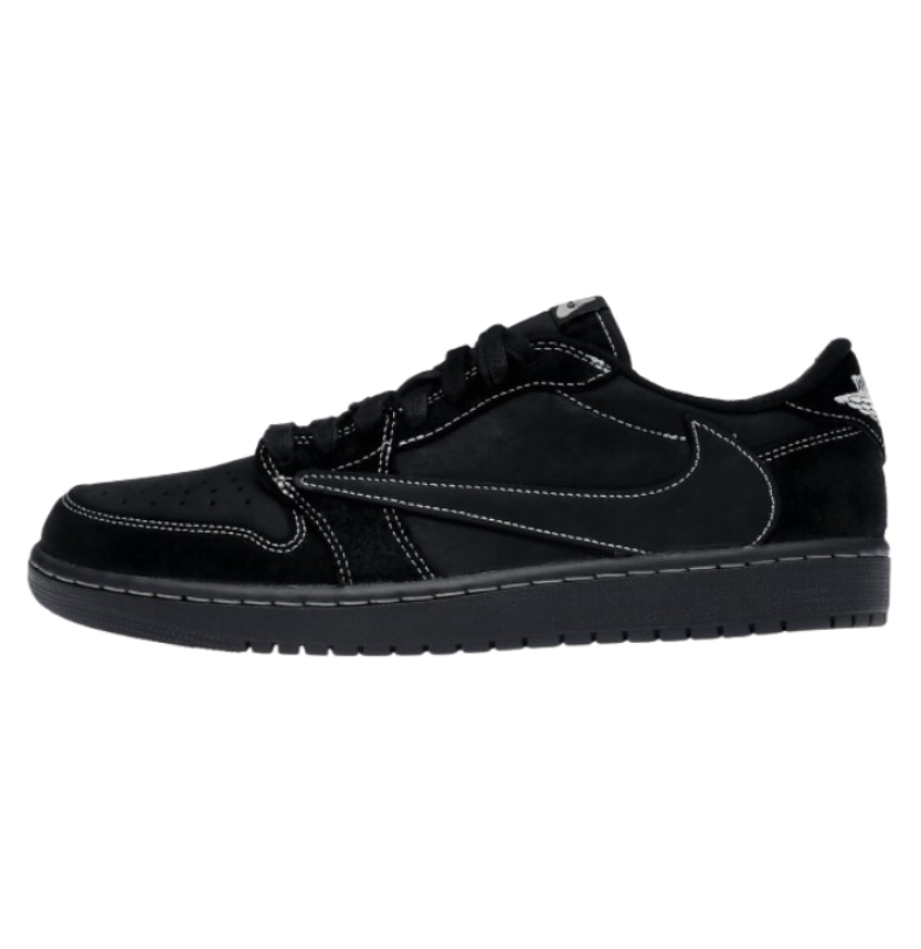 Nik e Air Jordan 1 Low Travis Scott Black Phantom SEMI UA - Image 3