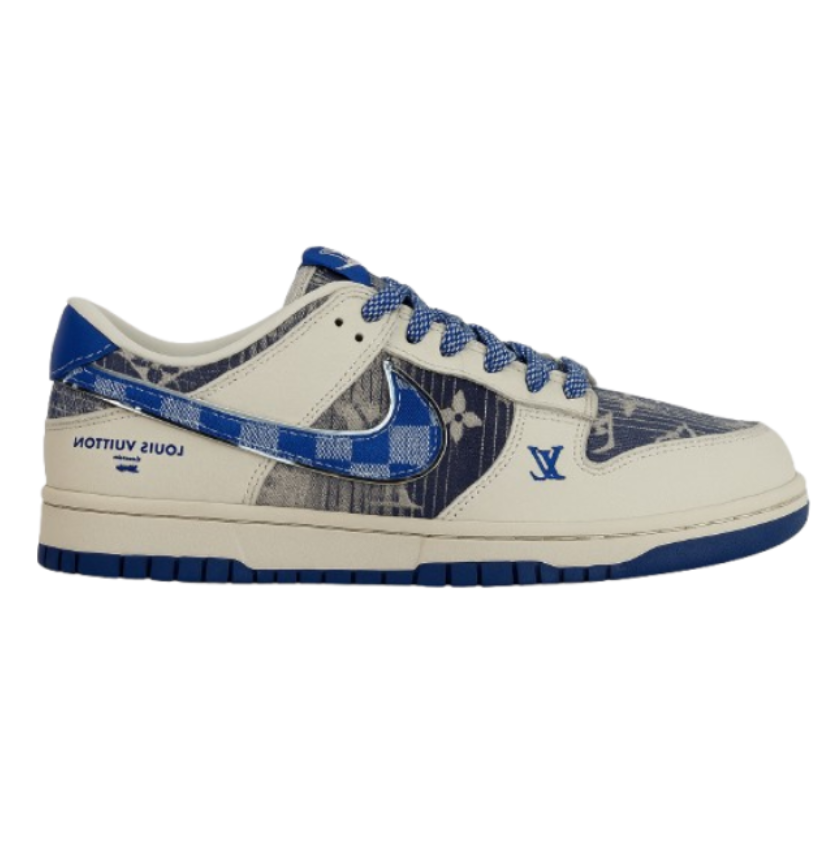 Nik e SB Dunk X Louis Vuitto N Blue