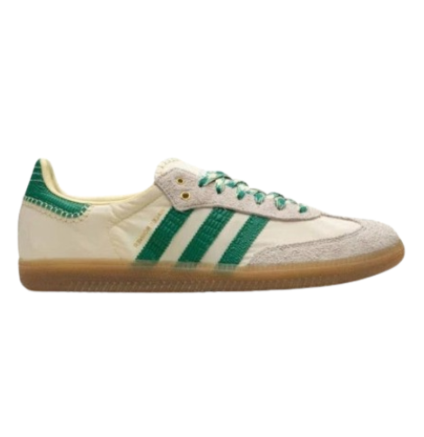 ADIDA.S SAMBA WALES BONNER CREAMM GREEN