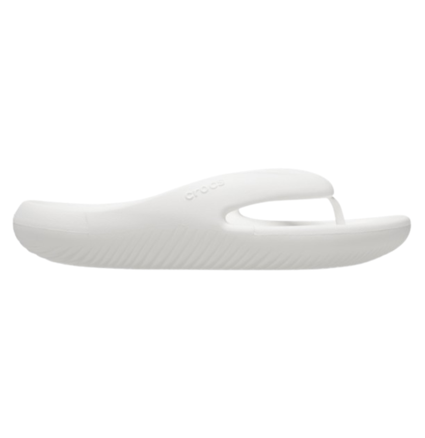 crocss MELLOW RECOVERY FLIP Flops Whites