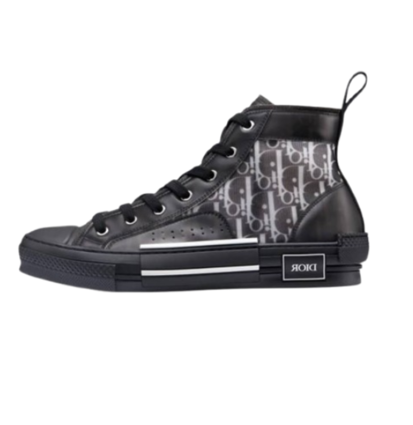 Dior_B23_High_Top_Oblique_Black_845 - Image 3