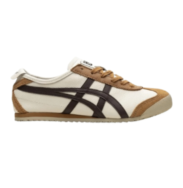 ONITSUKA TIGER SNEAKERS MEXICO 66 CREAM LICORICE BROWNN