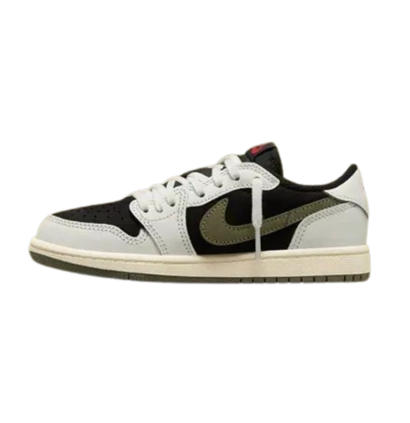 Air Jordan Retro 1 Low x Travis Scott Olive Semi UA - Image 3