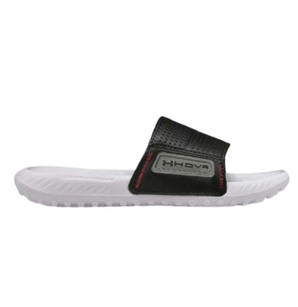 UNDER ARRMOUR fat tire slides white salee