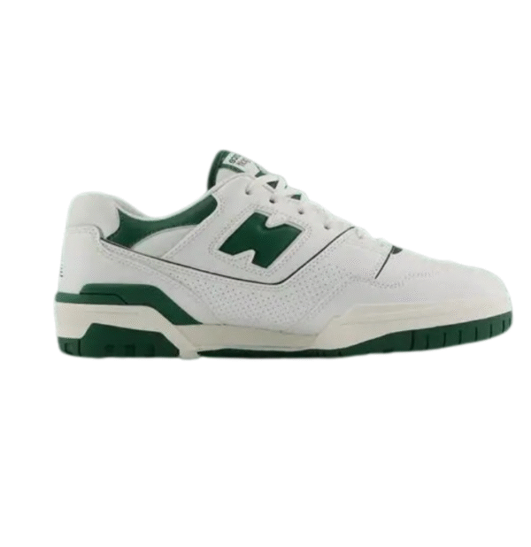 New Balanc e 550 White Green Menss