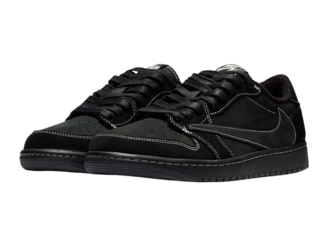 Nik e Air Jordan 1 Low Travis Scott Black Phantom SEMI UA - Image 2