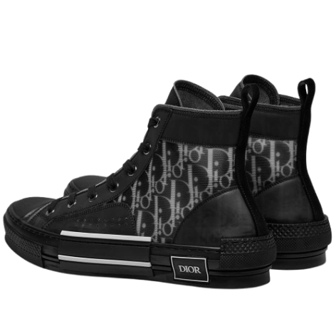 Dior_B23_High_Top_Oblique_Black_845 - Image 2