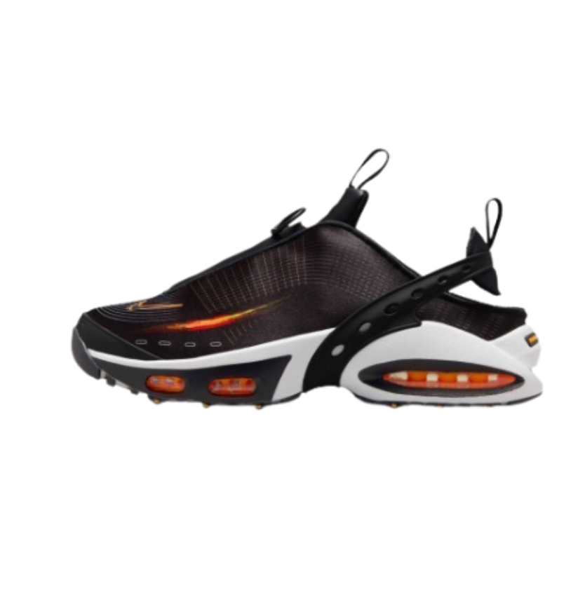 Nikee Airmax Craze Black Platinum Tint Bright Citrus