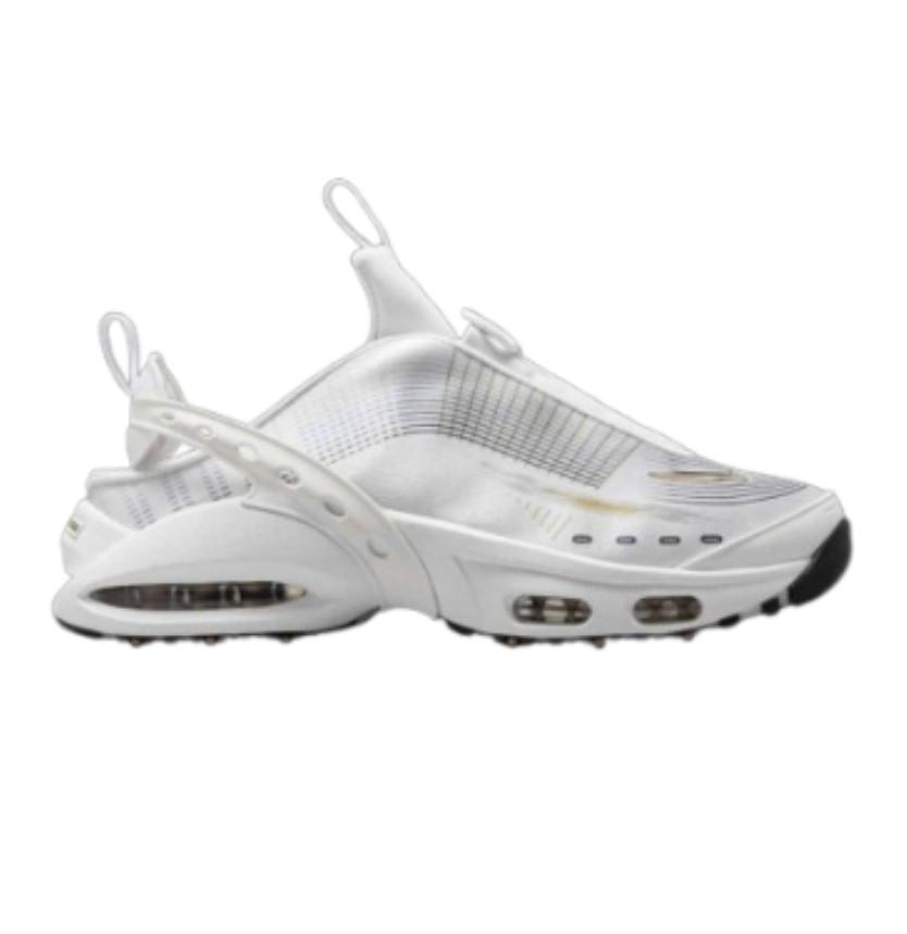 Nikee AirMax Craze White Metallic Gold