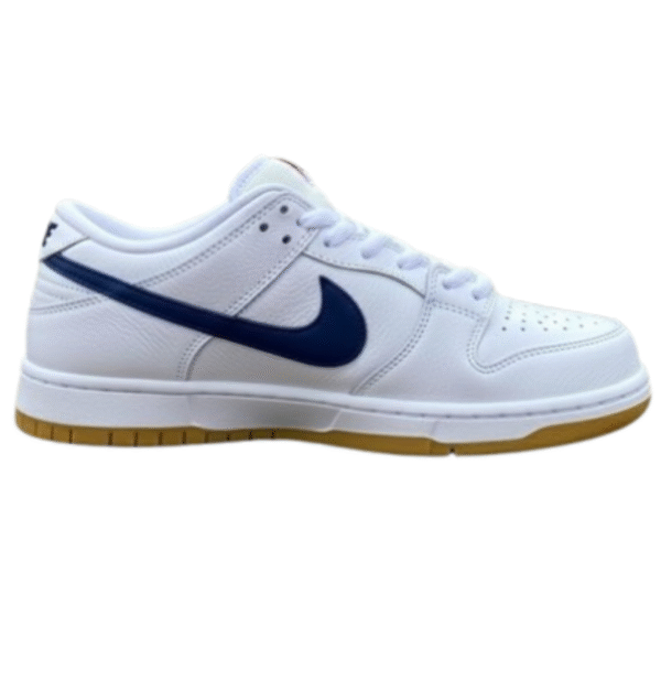 NIK.E SB DUNK LOW WHITE NAVY GUM