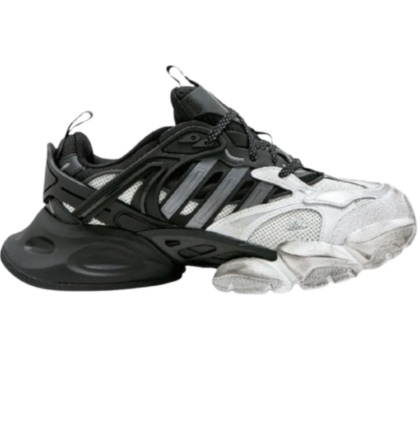 Adid.ass XLG Runner Deluxe White Black 103