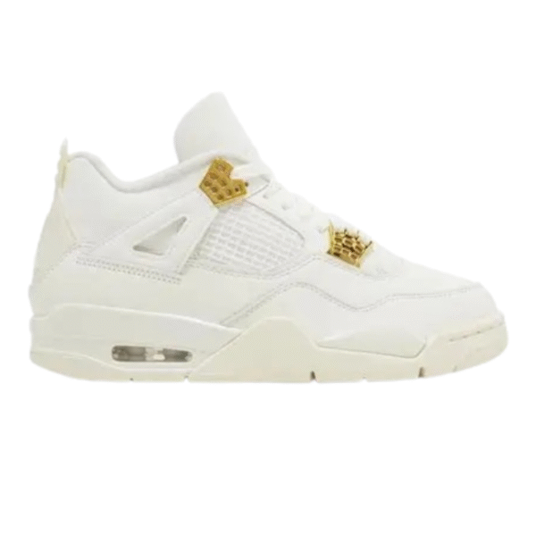 Nikee Air Jordan Retro 4 Metallic Gold