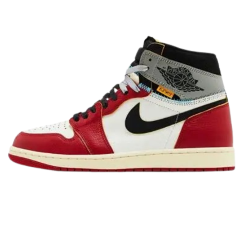Nikee Air Jordan 1 High X Union La Chicago Red - Image 3