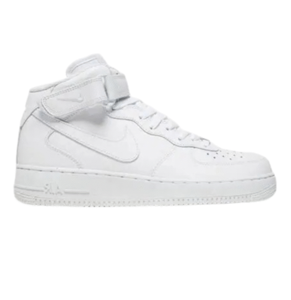 Nikee Airforce 1 Mid First Leather UA With Bag Keychain bottle lace Fix