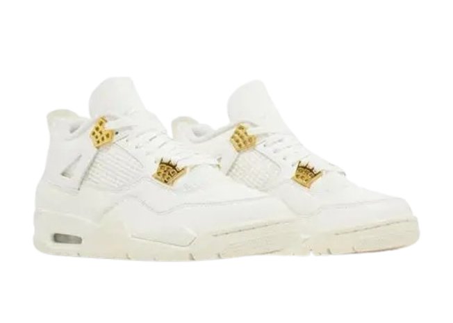 Nikee Air Jordan Retro 4 Metallic Gold - Image 2