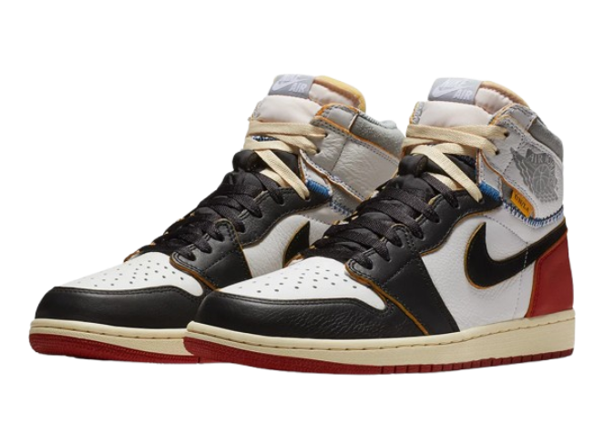 Nikee Air Jordan 1 High X Union La Chicago Red - Image 2