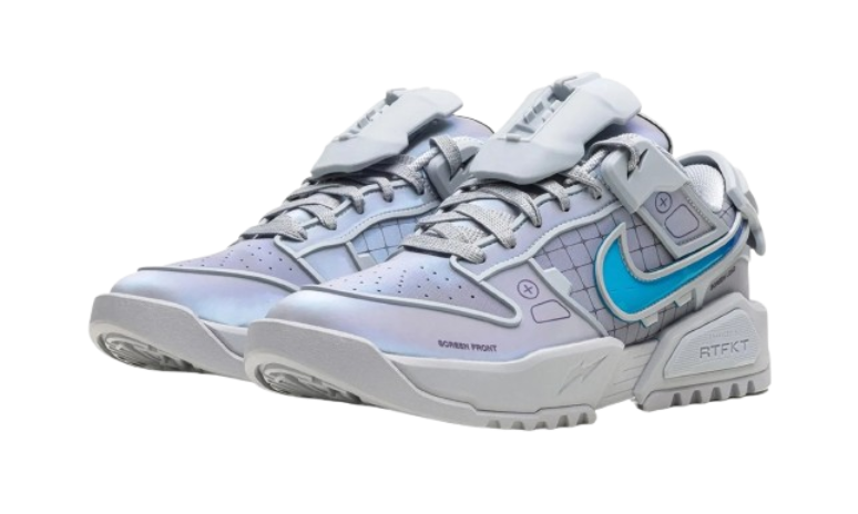 Rtfkt x Nikee Dunk Genesis Grey Blue - Image 2