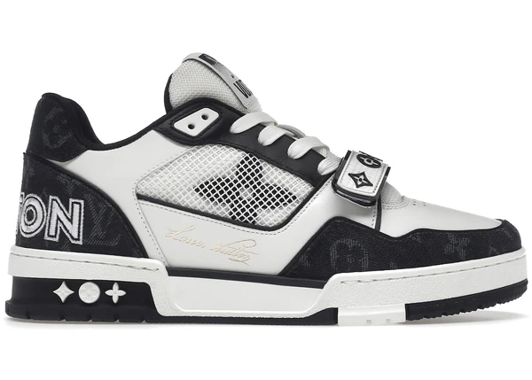 louis vuitton   trainer "STRIP BLACK/WHITE"