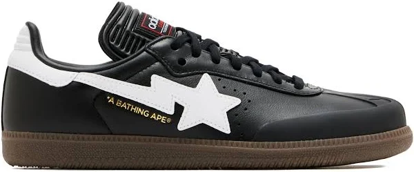 ADIDAS SAMBA X BAPE BLACK WHITE BLACK SNEAKER