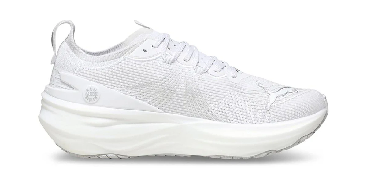 puma forever run nitro "WHITE RUNNING SHOE"