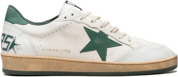 Golden Goose Ballstar White Green sneakers