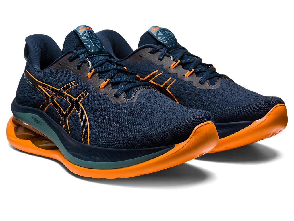 Asics Gel Kinsei Max French Blue Bright Orange - Image 2