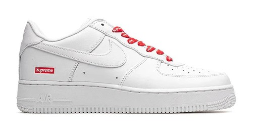 NIKE AIRFORCE 1 LOW X SUPREME WHITE