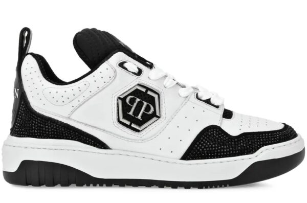 PHILIPP PLEIN LOW TOP CRYSTAL PREMIUM SNEAKER