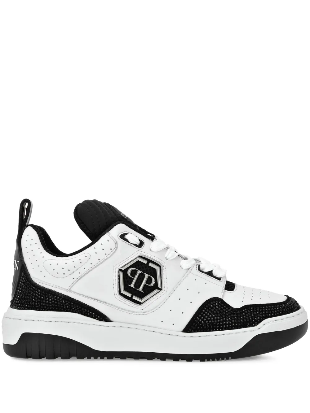 PHILIPP PLEIN LOW TOP CRYSTAL PREMIUM SNEAKER - Image 2