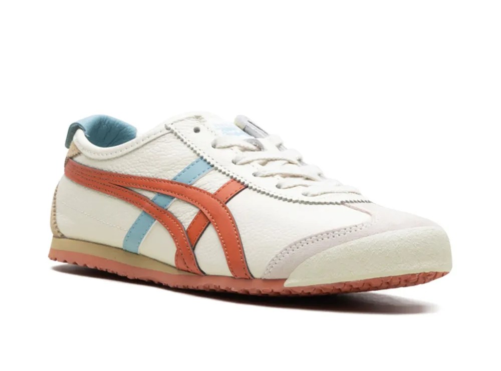 Onitsuka Tiger Mexico 66 Cream Piquant Orange Mens 7A Premium Sneakers - Image 3