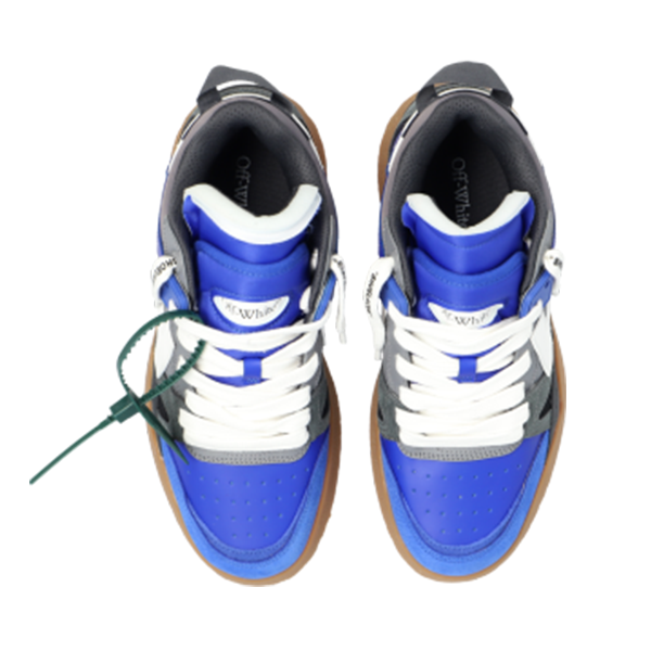 OFF-WHITE MIDTOP SPONGE SNEAKERS MADE OF LEATHER - Image 2