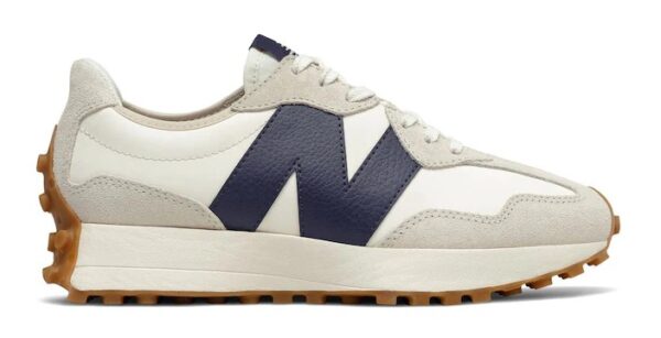 New Balance 327 White Navy"