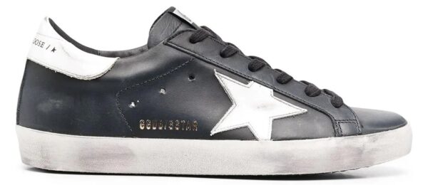 GOLDEN GOOSE BALLSTAR BLACK GREY