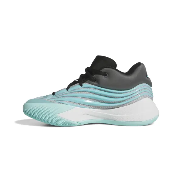 adidas Dame X Older Kids (GS)Flash AquaCore BlackGrey - Image 3
