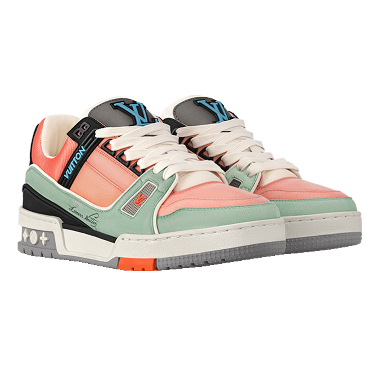 Louis Vuitton Trainer LV "MULTI ORANGE" - Image 2