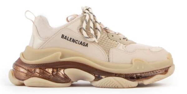 Balenciaga Triple S Clear Sole Beige Brow
