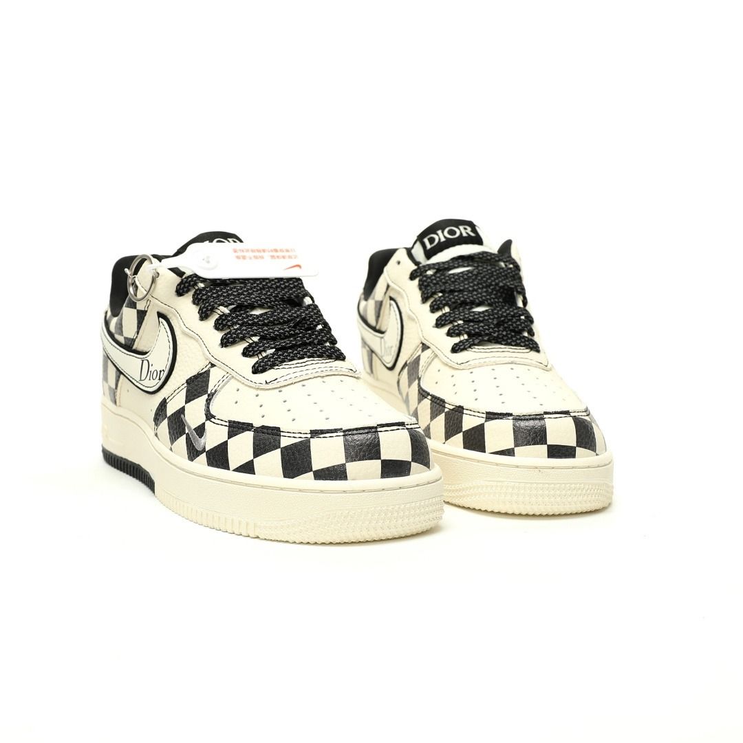 Diorr x Air Force 1 Leather - Image 3