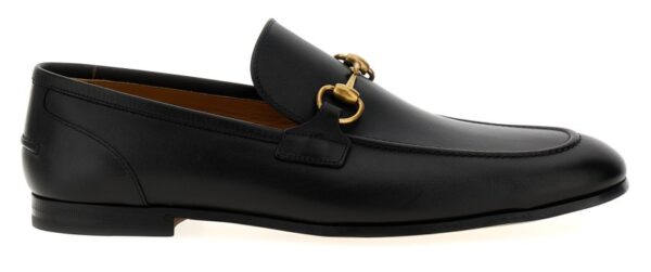 Gucci Jordaan Horsebit Leather Loafers