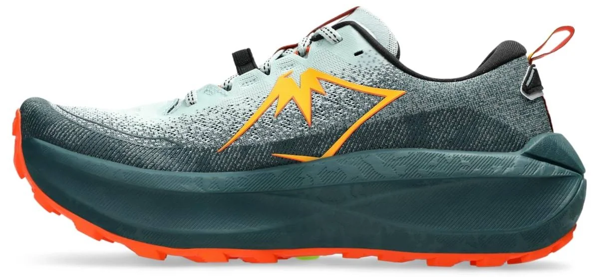 Asicss Trabuco Max 4 Trail Cold Moss Nova Orange - Image 3