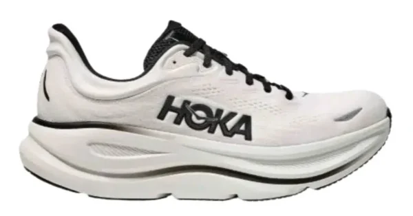 Hoka Bondi 9 White Black