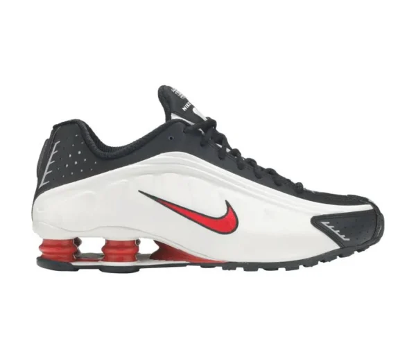 Nike Shox R4 Platinum Tint University Red