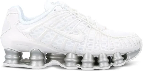 Nike  airmax shox TL "METALIC WHITE  "