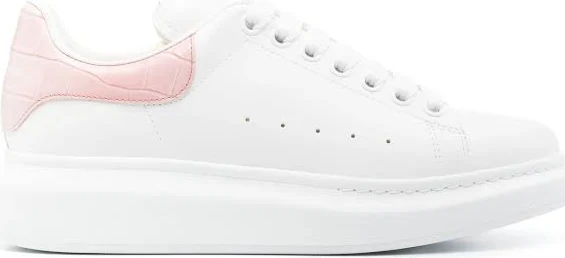Alexander McQueen women White and Pink Trainers