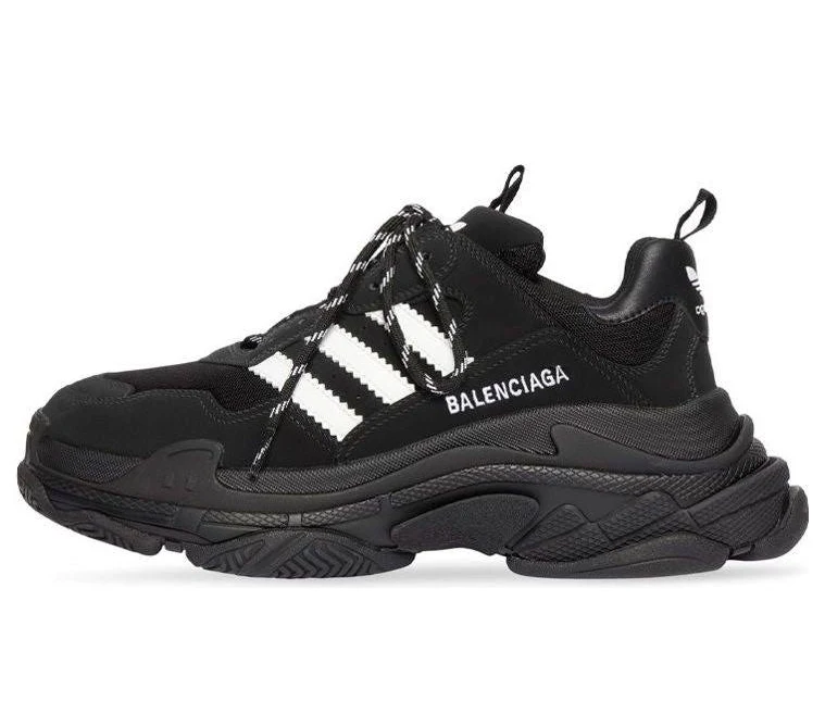 Adidas X Balenciaga Triple S Black - Image 3