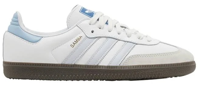 ADIDAS SAMBA OG WHITE HALO BLUE