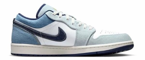 AIR JORDAN RETRO 1 LOW DENIM STAR BLUE