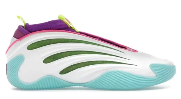 Adidas Harden X Jalen Williams Volume 9 White Lucid Lime Pink