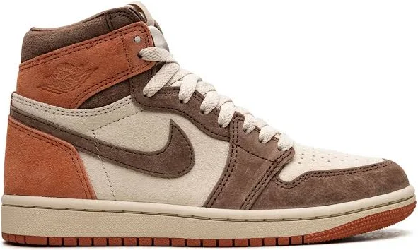 NIKE JORDAN 1 HIGH DUSTED CLAY SUEDE MATERIAL