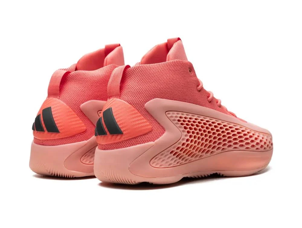 Adidas Anthony Edwards 1 Coral Georgia Red Clay - Image 3